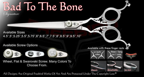 Bad To The Bone Straight Signature Grooming Shears