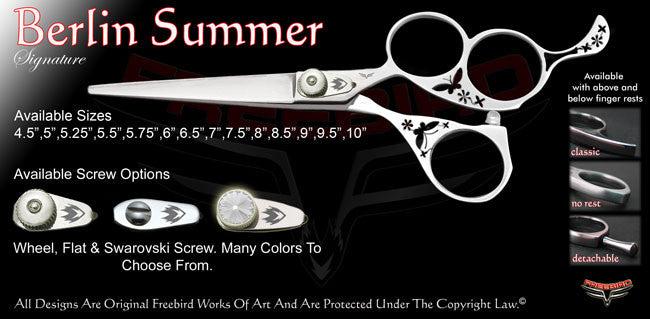 Berlin Summer 3 Hole Signature Hair Shears