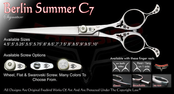 Berlin Summer C7 Straight Signature Grooming Shears