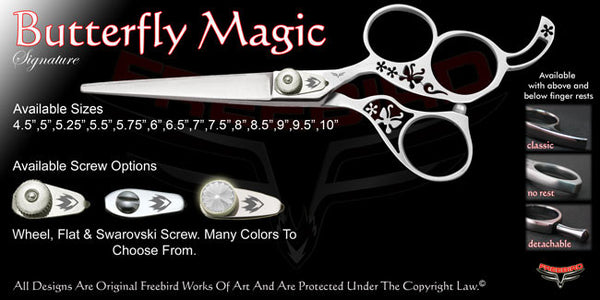 Butterfly Magic 3 Hole Signature Hair Shears
