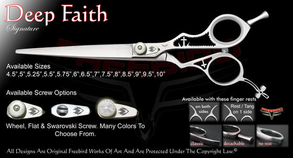 Deep Faith Straight Signature Grooming Shears