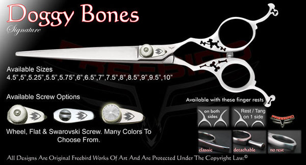 Doggy Bones Straight Signature Grooming Shears