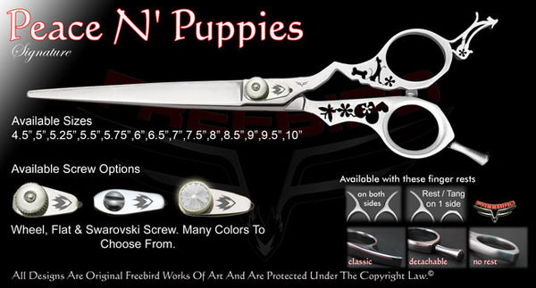 Peace N Puppies Straight Signature Grooming Shears