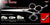 Van Bone 3 Hole Double V Swivel Touch Grooming Shears