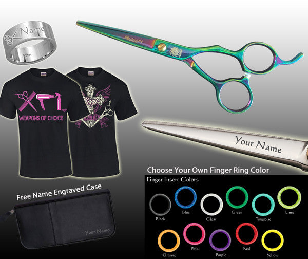 Mukai F1 3-Rainbow Cobalt Titanium 5"